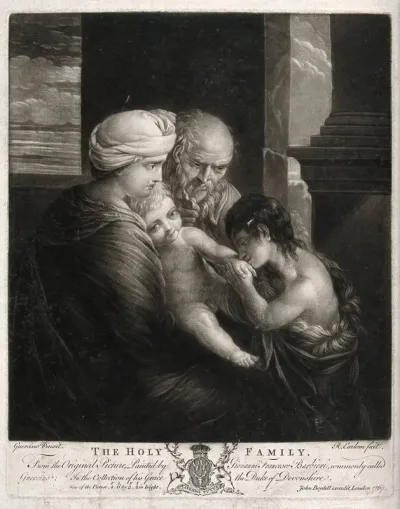 Saint Mary (the Blessed Virgin) and Saint Joseph with the Christ Child and Saint John the Baptist