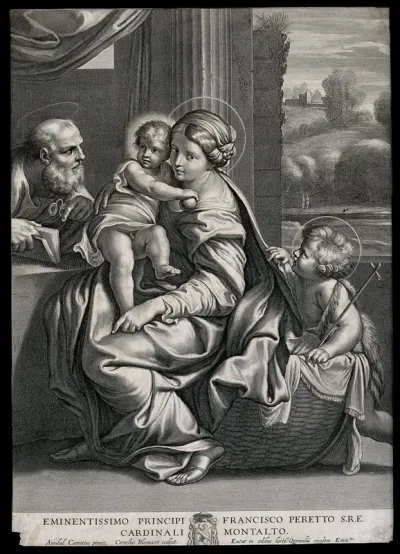 Saint Mary (the Blessed Virgin) and Saint Joseph with the Christ Child and Saint John the Baptist