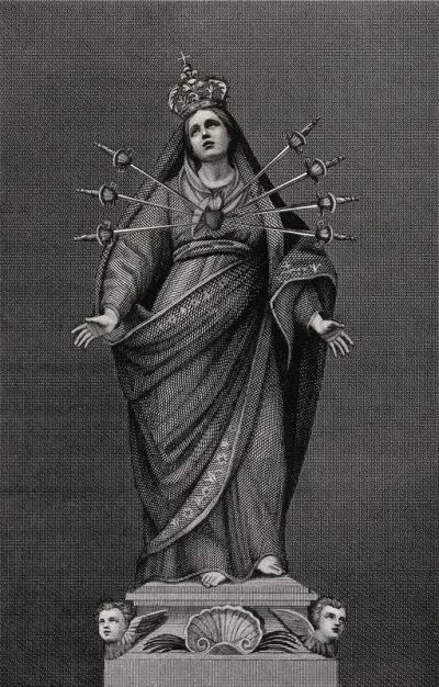 Saint Mary (the Blessed Virgin) as Virgin of the Seven Sorrows