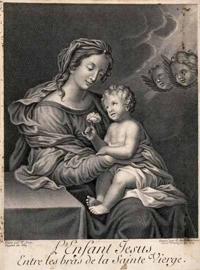Saint Mary (the Blessed Virgin) with the Christ Child