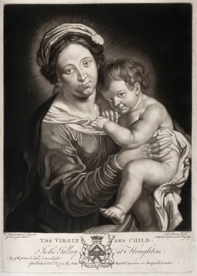 Saint Mary (the Blessed Virgin) with the Christ Child