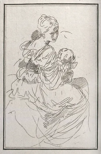 Saint Mary (the Blessed Virgin) with the Christ Child