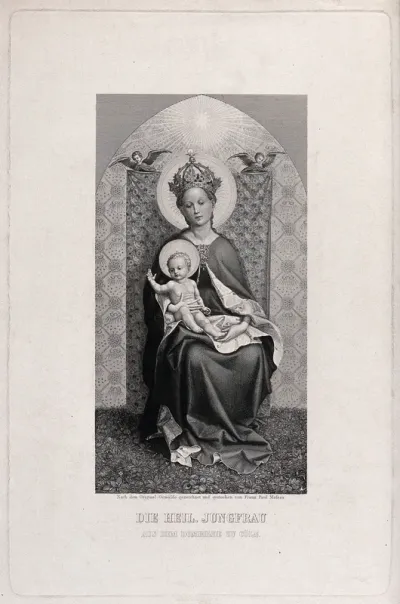 Saint Mary (the Blessed Virgin) with the Christ Child