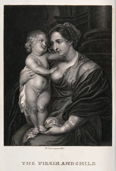 Saint Mary (the Blessed Virgin) with the Christ Child