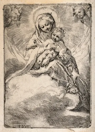 Saint Mary (the Blessed Virgin) with the Christ Child