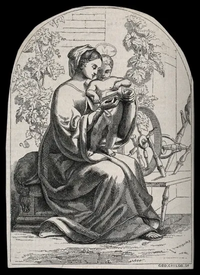 Saint Mary (the Blessed Virgin) with the Christ Child