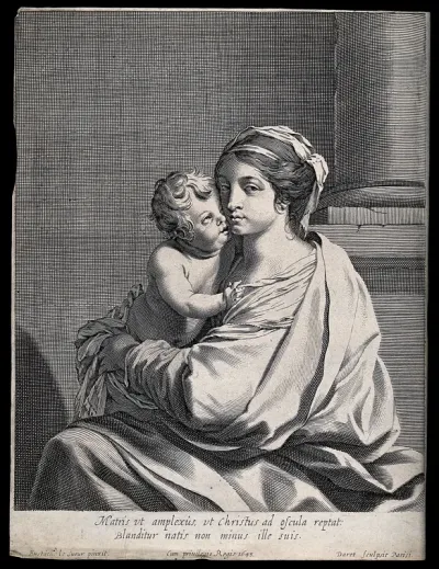 Saint Mary (the Blessed Virgin) with the Christ Child