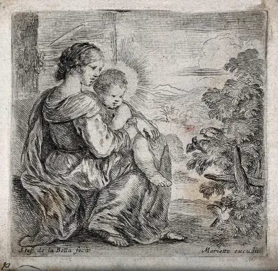 Saint Mary (the Blessed Virgin) with the Christ Child