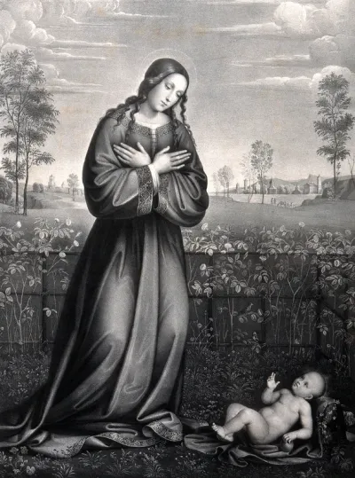 Saint Mary (the Blessed Virgin) with the Christ Child