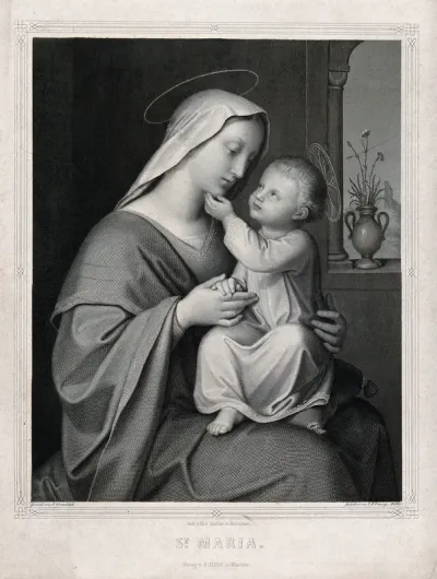 Saint Mary (the Blessed Virgin) with the Christ Child