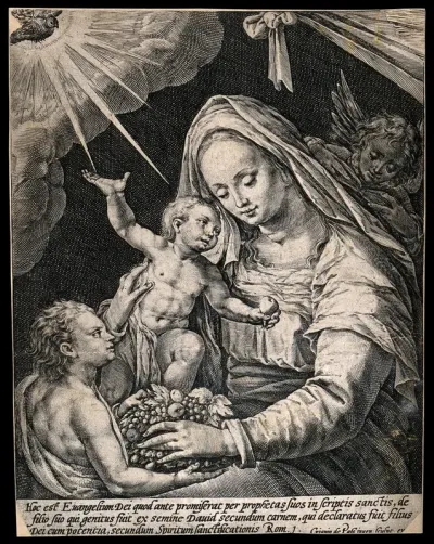 Saint Mary (the Blessed Virgin) with the Christ Child