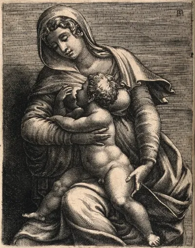 Saint Mary (the Blessed Virgin) with the Christ Child