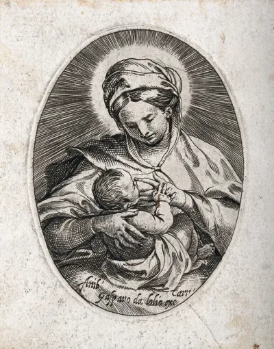 Saint Mary (the Blessed Virgin) with the Christ Child