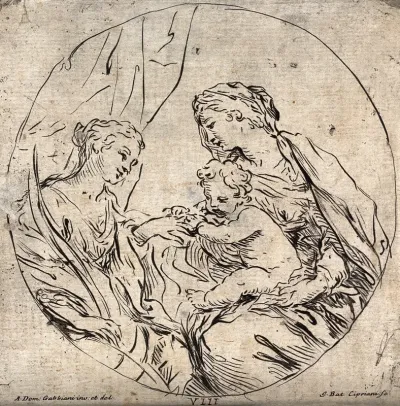 Saint Mary (the Blessed Virgin) with the Christ Child and Saint Catherine of Alexandria