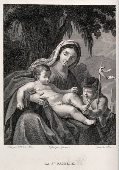 Saint Mary (the Blessed Virgin) with the Christ Child and Saint John the Baptist