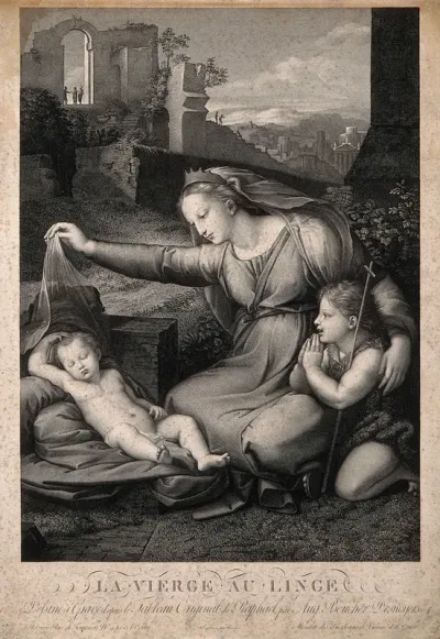 Saint Mary (the Blessed Virgin) with the Christ Child and Saint John the Baptist