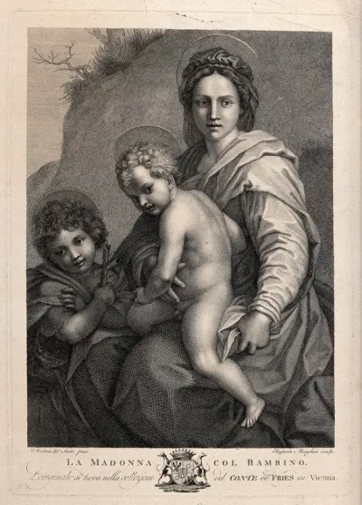 Saint Mary (the Blessed Virgin) with the Christ Child and Saint John the Baptist