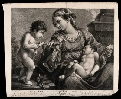 Saint Mary (the Blessed Virgin) with the Christ Child and Saint John the Baptist