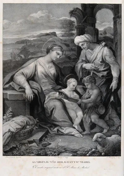 Saint Mary (the Blessed Virgin) with the Christ Child, Saint John the Baptist and Saint Elisabeth