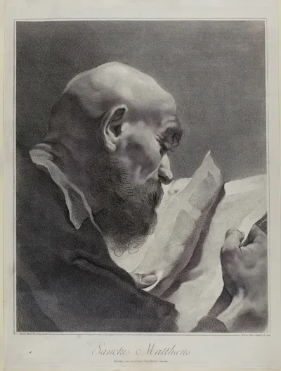 Saint Matthew, from The Holy Family and the Twelve Apostles