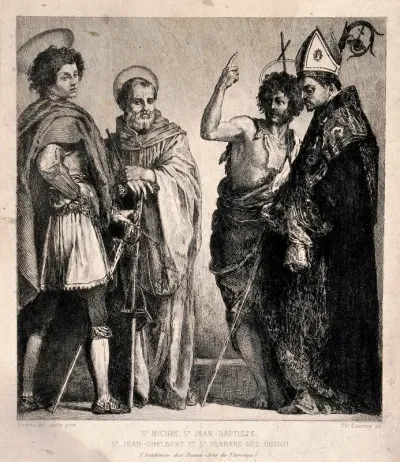 Saint Michael the Archangel, Saint Bernardo degli Uberti, Saint John the Baptist and Saint Giovanni Gualberto