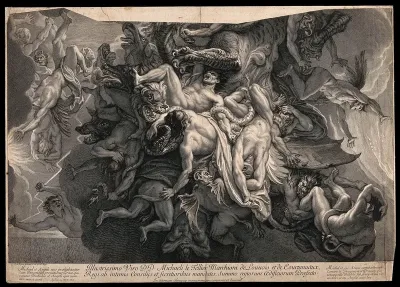 Saint Michael the Archangel: the fall of the dragon and the rebel angels defeated by St Michael