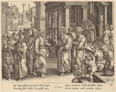 Saint Paul Disputes the Sorcerer