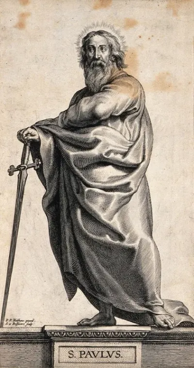 Saint Paul. Engraving by S.A. Bolswert after Sir P.P. Rubens