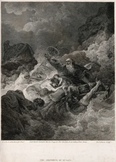 Saint Paul: he is shipwrecked on Malta