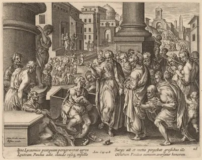 Saint Paul Heals the Lame Man at Lystra