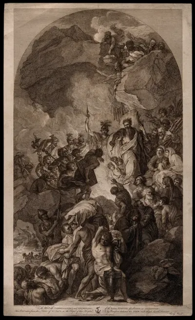 Saint Paul landing on Malta (Acts