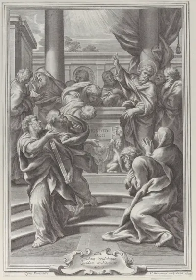 Saint Paul preaching in Athens
