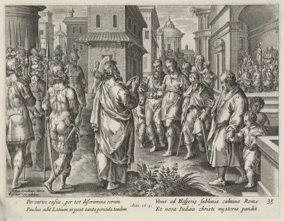 Saint Paul Preaching in Rome