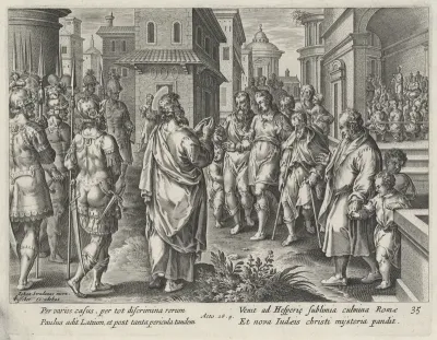 Saint Paul Preaching in Rome