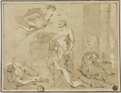 Saint Paul Rescued from Prison by an Angel