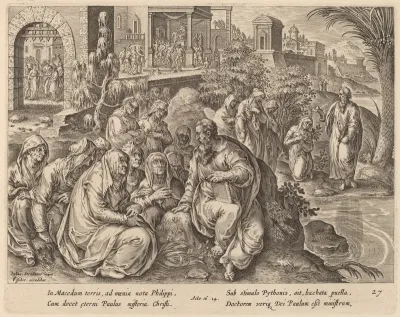 Saint Paul Speaks to the Women of Philippi by a River