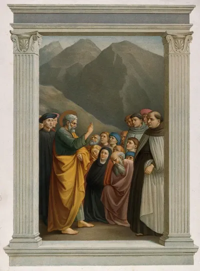 Saint Peter preaching