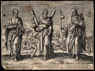 Saint Peter the Apostle, Saint Andrew the Apostle and Saint James the Great