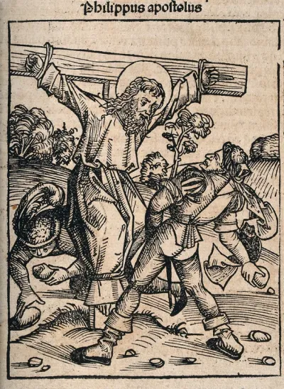 Saint Philip: his martyrdom