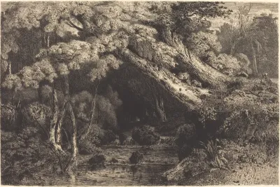 Saint-Pierre Stream near Pierrefond (Ruisseaude Saint-Pierre, pres Pierrefond)