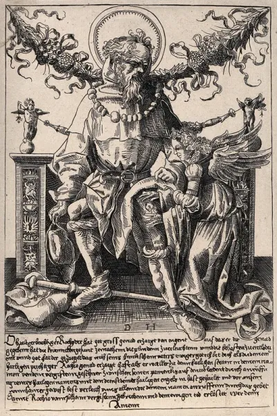Saint Roch. Engraving by W.Y. Ottley after D. Hopfer