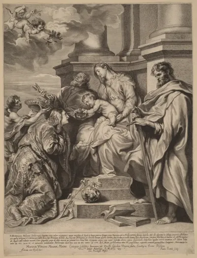 Saint Rosalia Crowned by the Child Jesus