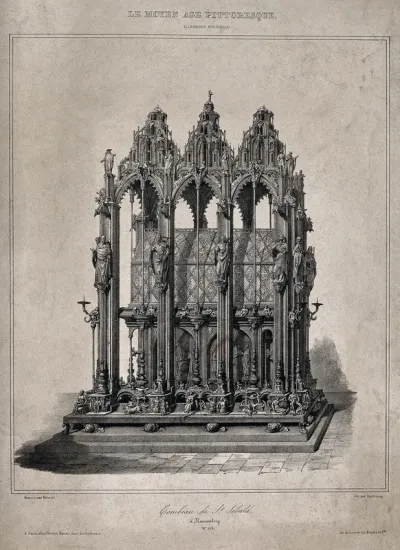 Saint Sebald: his tomb in the Sebalduskirche, Nuremberg