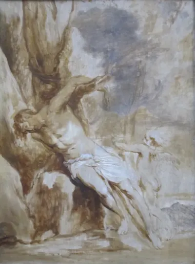 Saint Sebastian and the Angel