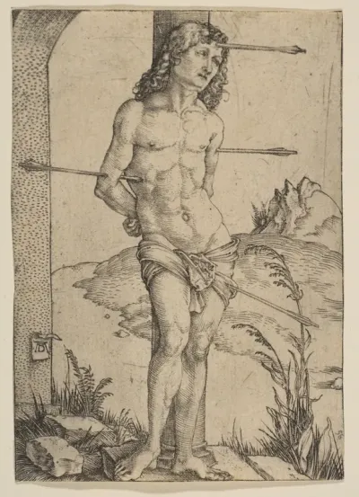 Saint Sebastian Bound to the Column