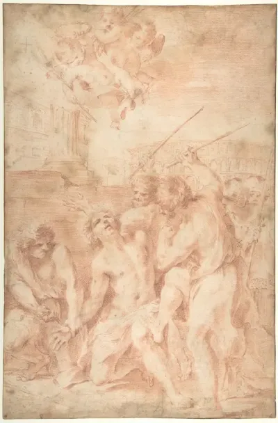 Saint Sebastian Clubbed to Death