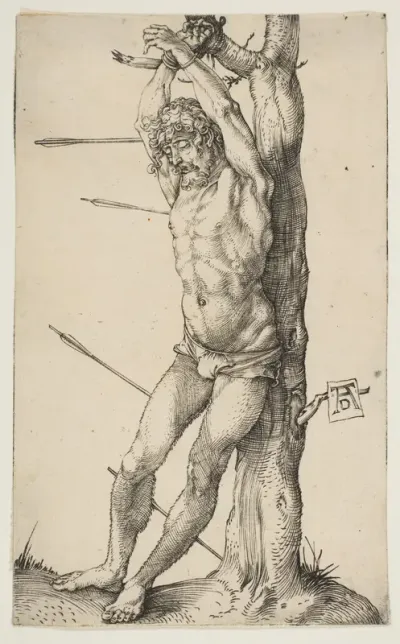 Saint Sebastian Tied to a Tree