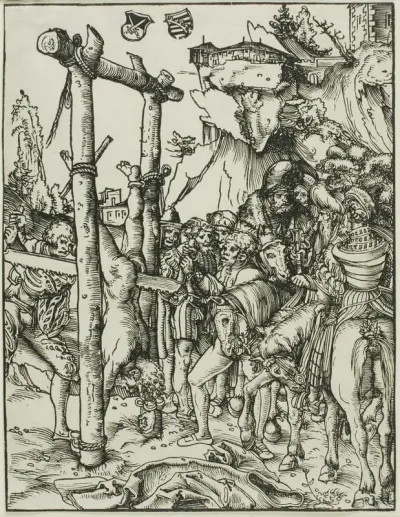 Saint Simon, from The Martyrdom of the Apostles