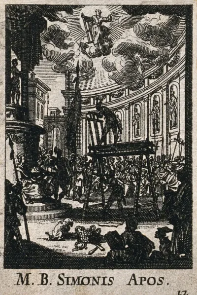 Saint Simon the Apostle (Zelotes): his martyrdom