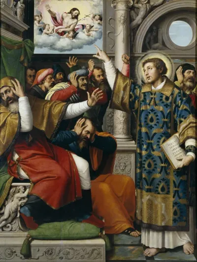 Saint Stephen accused of Blasphemy